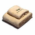 Coach Embroidered Logo Light Brown Premium Towel - Set of 2-thumb-0