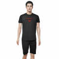 Prada Embroidered Black Premium T-shirt & Shorts Combo-thumb-0