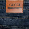 Gucci Dark Blue Premium Quality Denim Jeans-thumb-4