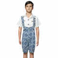 Chanel logo Print White Premium Kids Co-ord Set-thumb-0