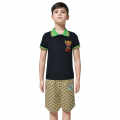 Gucci Embroidered Black Premium Kids Co-ord Set-thumb-0
