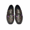 Louis Vuitton Brown Driver Moccasin Loafers-thumb-3