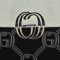 Gucci Black Monogram Print Premium Polo T-shirts-thumb-3