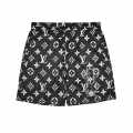 Louis Vuitton Black Premium Quality Men's Shorts-thumb-0