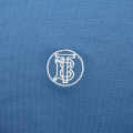 Burberry Blue Premium Quality Polo Cotton T-shirt-thumb-3