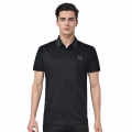 Burberry logo Icon Black Premium Polo T-shirt-thumb-0