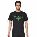 Prada Milano logo Print Black Premium T-shirt-thumb-0