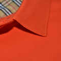 Burberry Embroidered logo Orange Premium T-shirt-thumb-4