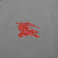 Burberry Embroidered logo Grey Premium T-shirt-thumb-3