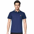 Burberry TB Embroidered Blue Premium Luxury T-shirt-thumb-0