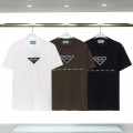 Prada White Premium Quality T-shirt-thumb-0