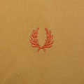 Fred Perry Embroidered logo Mustard Premium T-shirt-thumb-3