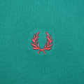 Fred Perry Embroidered logo Green Premium T-shirt-thumb-3