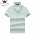 Giorgio Armani Light Green Premium Quality Polo T-shirt-thumb-0