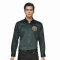 Versace Medusa Embroidered Green Premium Shirt-thumb-0