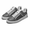 Balmain B-Court Monogram Grey Premium Sneakers-thumb-2