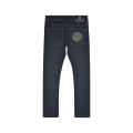 Balmain Blue Premium Logo on Pocket Jeans-thumb-5