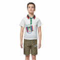 Gucci White Premium Cotton Kids Co-ord Set-thumb-0