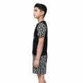 Kenzo Tiger Printed Black Premium Kids Co-ord Set-thumb-2