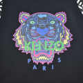 Kenzo Tiger Printed Black Premium Kids Co-ord Set-thumb-3