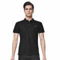 Prada Black Short-sleeved cotton polo T-shirt-thumb-0