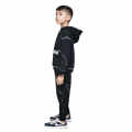 Saint Laurent logo Embroidery Black Premium Kids Co-ord Set-thumb-2