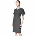 Fendi Embossed Grey Premium Cotton Dress-thumb-0