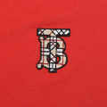Burberry Red Premium Cotton Women T-shirt-thumb-3