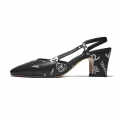 Chanel Black Premium Quality Heels Sandals-thumb-1