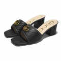 Gucci Black Premium Quality Heels Sandals-thumb-0