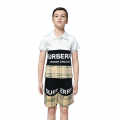 Burberry Printed White Premium Kids Co-ord Set-thumb-0