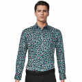 Balmain Leopard Printed Premium Cotton Shirt-thumb-0