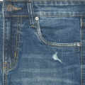 Karl Lagerfeld Ripped Blue Premium Quality Jeans-thumb-1