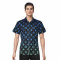 Louis Vuitton Black Premium Quality Short Sleeve Shirt-thumb-0