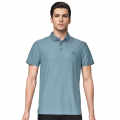 Louis Vuitton Sky Blue Premium Cotton Polo T-shirt-thumb-0