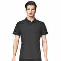 Prada Embossed Logo Black Premium Polo T-shirt-thumb-0