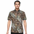 Versace Cheetah Print Premium Quality Half Sleeve Shirt-thumb-0
