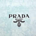Prada Embroidered logo Baby Blue Towels - Set of 2-thumb-1