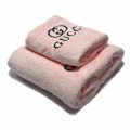 Gucci Embroidery logo Light Pink Towels - Set of 2-thumb-0