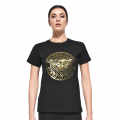 Balmain Black Premium Cotton Women T-shirt-thumb-0