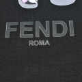 Fendi Black Premium Cotton Women T-shirt-thumb-3