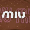 Miu Miu Brown Premium Cotton Co-ord Set-thumb-4