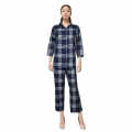 Burberry Blue Check Premium Cotton Co-ord Set-thumb-1