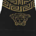Versace Medusa Embroidery No Show Socks-thumb-2
