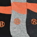 Hermes Orange Premium Luxury No Show Socks-thumb-3
