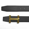 Hermes Black Premium Leathet Belt-thumb-3