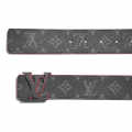 Louis Vuitton Red Black Premium Quality Belt-thumb-3