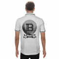 Balmain White Contrast Tipping Cotton T-shirt-thumb-1