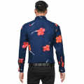 Dior Floral Printed Blue Premium Cotton Shirt-thumb-1