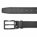 Montblanc Black Reversible Leather Belt-thumb-3